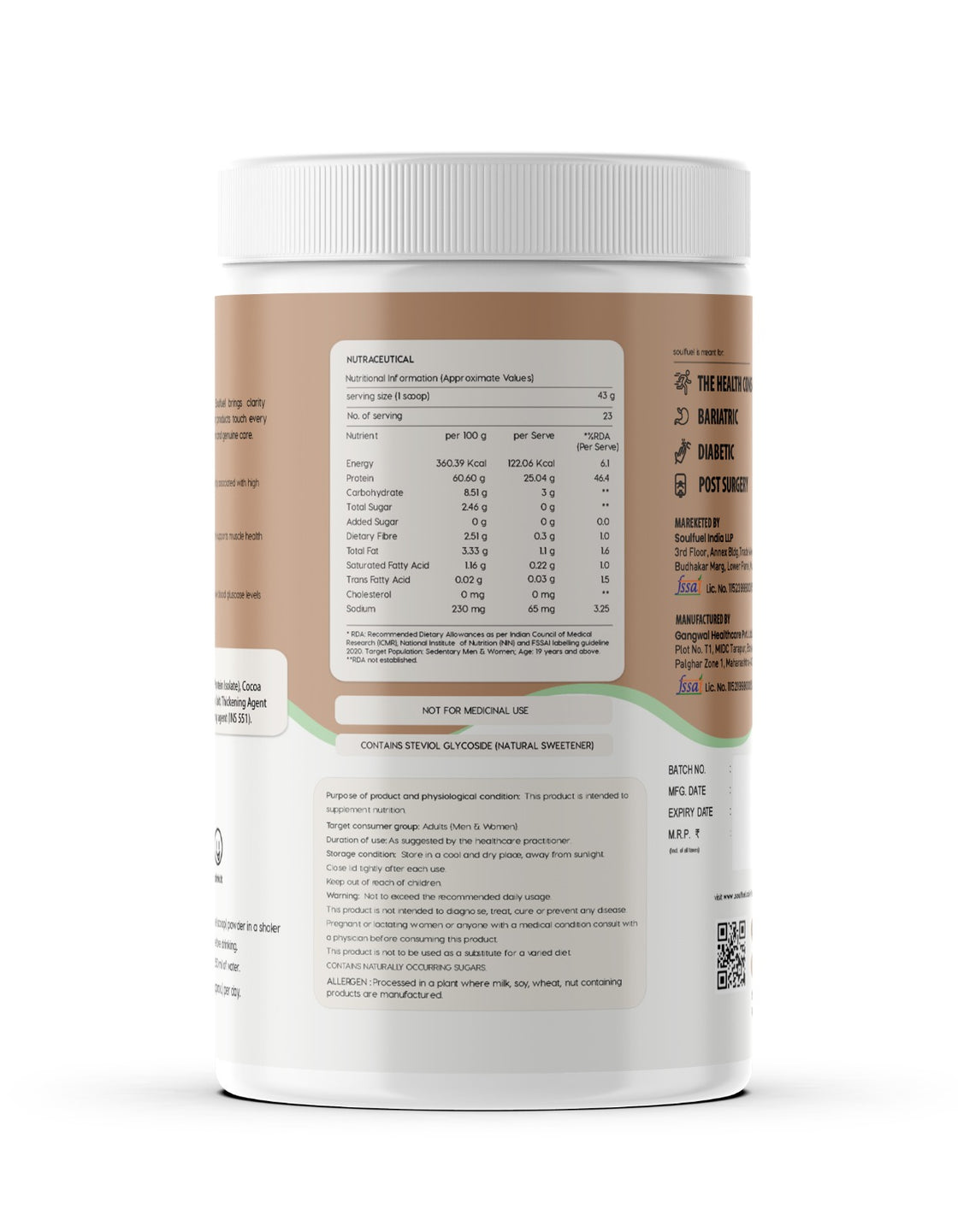 Yeast protein powder